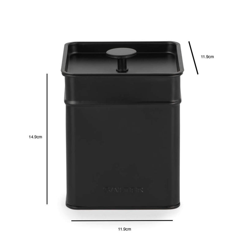 Salter BW126141EU7 Kuro 4-Piece Bread Bin & Canister Set