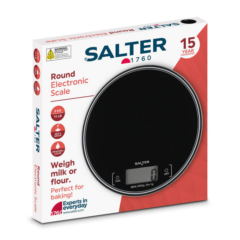 Salter SA00595BCFEU12 Round Kitchen Scale