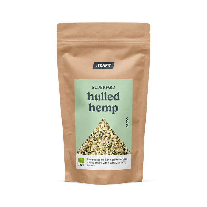 ICONFIT organic hulled hemp seeds (200g)
