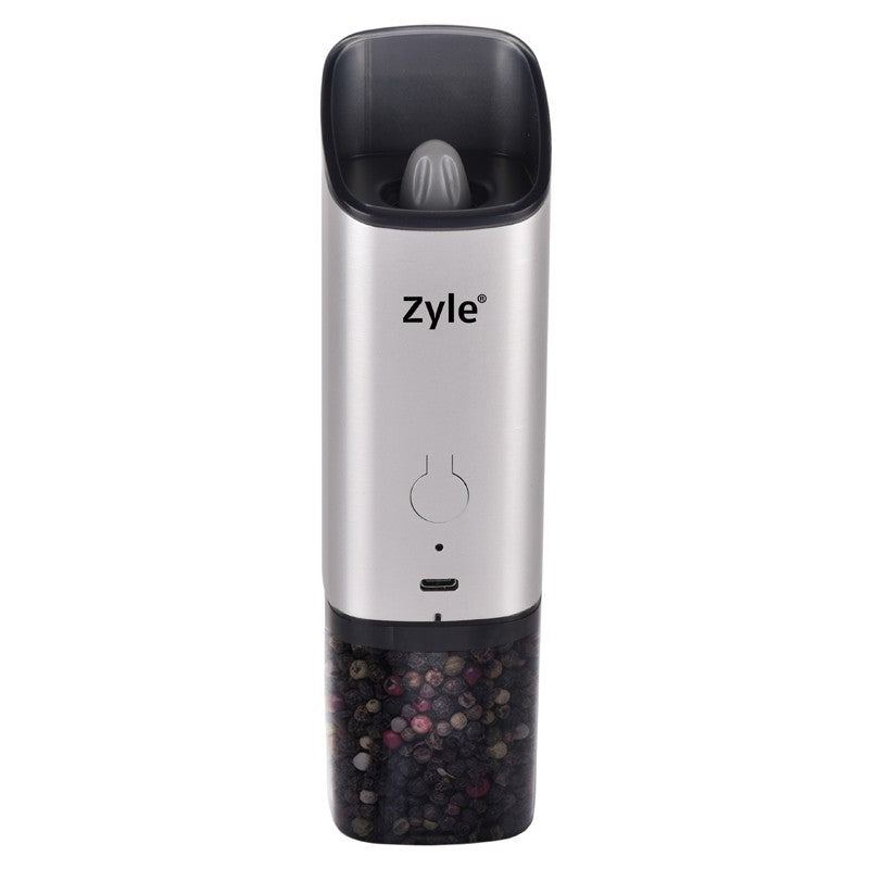 Įkraunamas druskos ir pipirų malūnėlis Zyle ZY9701GR