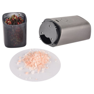 Įkraunamas druskos ir pipirų malūnėlis Zyle ZY9703GR