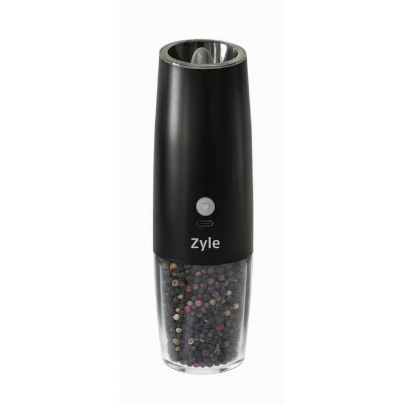 Rechargeable salt and pepper grinder Zyle ZY9709BL, electric, automatic