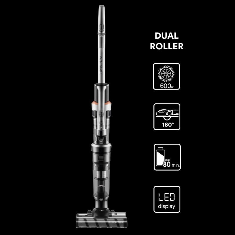 Аккумуляторный пылесос Zyle Dual Roller ZY605VC, 600 Вт