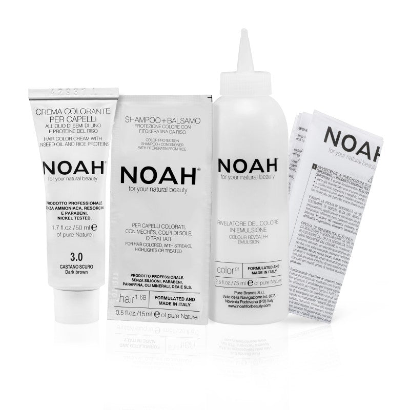 Noah Color Kit 3.0 Dark Brown Ilgalaikiai plaukų dažai, 140 ml