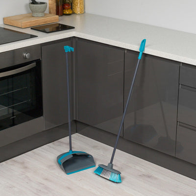 Beldray LA049230EU7 Совок для мусора и метла с длинной ручкой