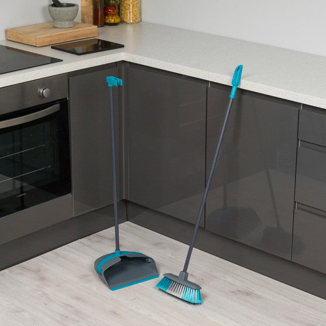 Beldray LA049230EU7 Совок для мусора и метла с длинной ручкой