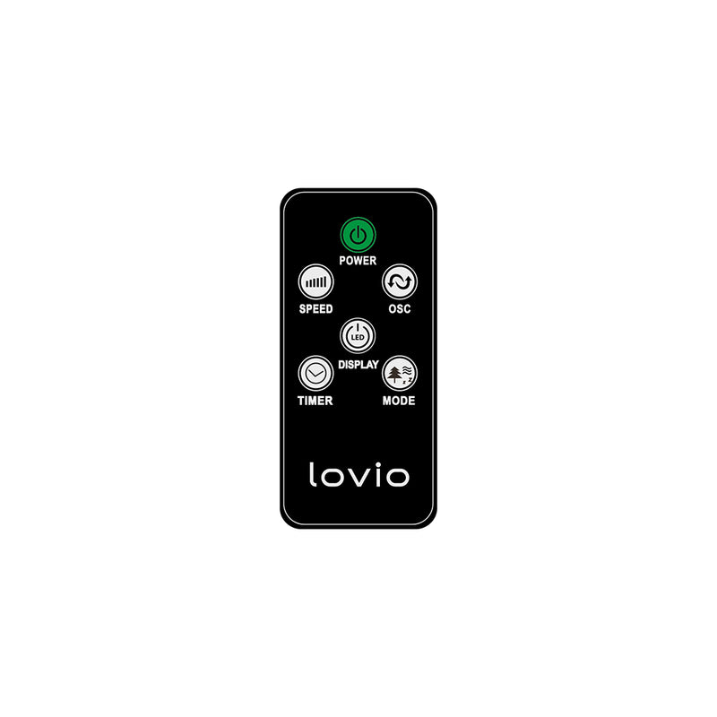 Lovio LVTF101N24C Tower Fan AirWave Black