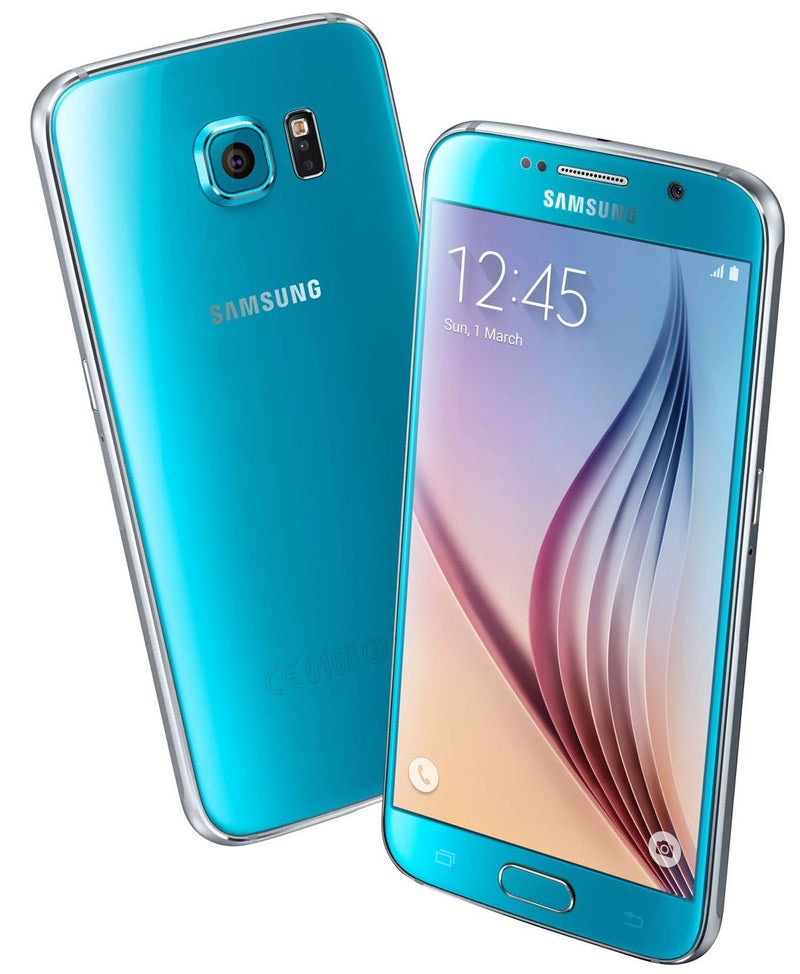Samsung G920FD Galaxy S6 Duos синий 32 ГБ Б/У без 3.4G только 2G 