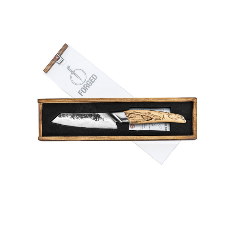 Japoniško plieno Santoku peilis - Forged Katai 14cm