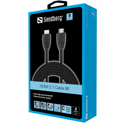 Sandberg 509-14 HDMI 2.1 8K кабель, 2M