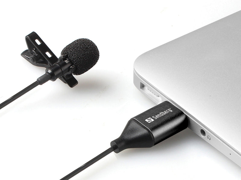 Sandberg 126-40 Streamer USB Clip Microphone