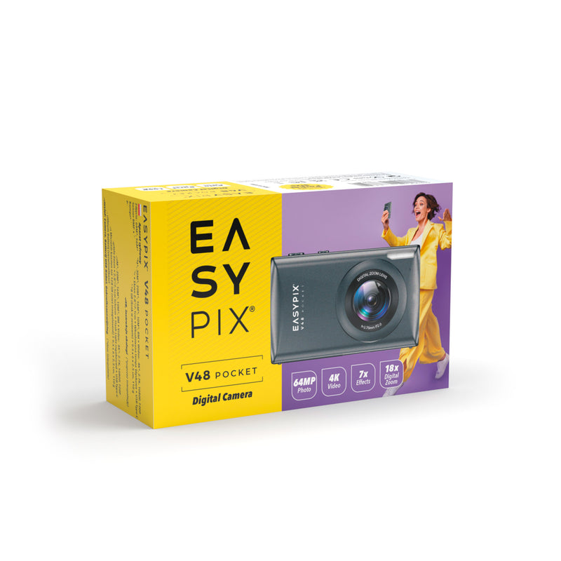 Easypix V48 Карманный, антрацитовый