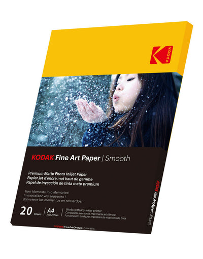 Бумага Kodak Fine Art 230 г, гладкая с матовым покрытием, формат A4x20