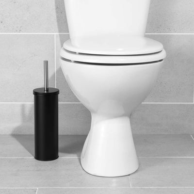 Beldray LA059451BLK2FEU7 Black Toilet Brush & Holder