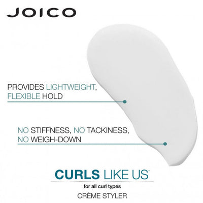 Joico Curls Like Us Hydrate & Define Curl Crème Styler Garbanų formavimo kremas 200ml