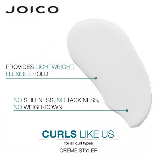 Joico Curls Like Us Hydrate & Define Curl Crème Styler Garbanų formavimo kremas 200ml