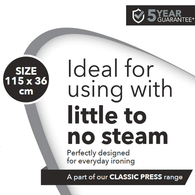 Beldray LA031213BLKFEU7 Precision Ironing Board - Monochrome 115X 36 CM