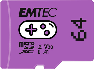 Emtec mSD 64GB UHS-I U3 V30 A1 Gaming Purple