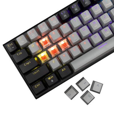 White Shark GK-002711V2  Wakizashi 2 Grey-Black US Red Switches