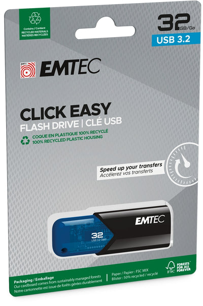 Emtec USB3.2 Click Easy B110 32GB