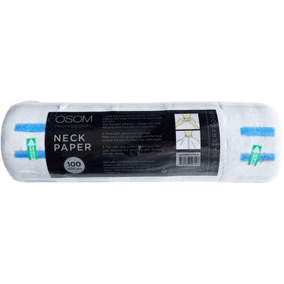 Kaklajuostės OSOM Professional Neck Paper OSOMPA01WH, baltos spalvos, 5 rulonai