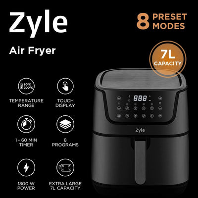 Hot air fryer Zyle ZY895BAF, 7 l