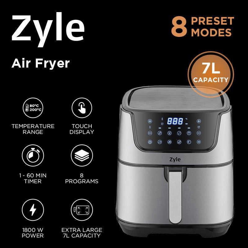 Hot air fryer Zyle ZY895SAF, 7 l