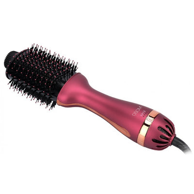 Karšto oro plaukų formuotuvas-džiovintuvas OSOM One Step Hot Air Brush OSOM601PL, slyvinės spalvos, su infraraudonaisiais spinduliais, 1000 W