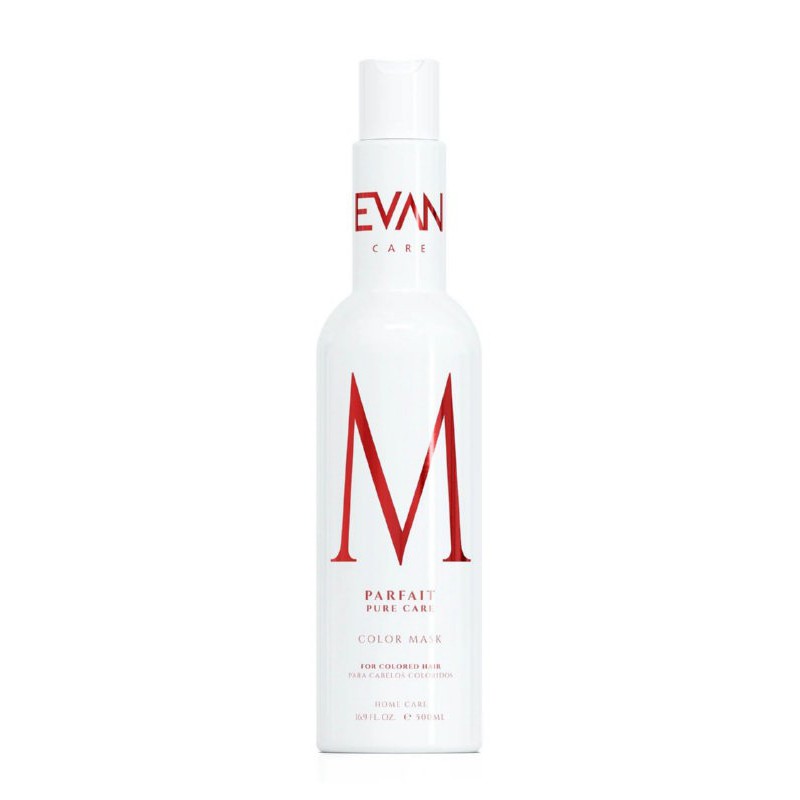 Hair mask EVAN Care Parfait Color Mask EVAN50044, helps preserve the color of dyed hair, without sulfates and parabens, 500 ml