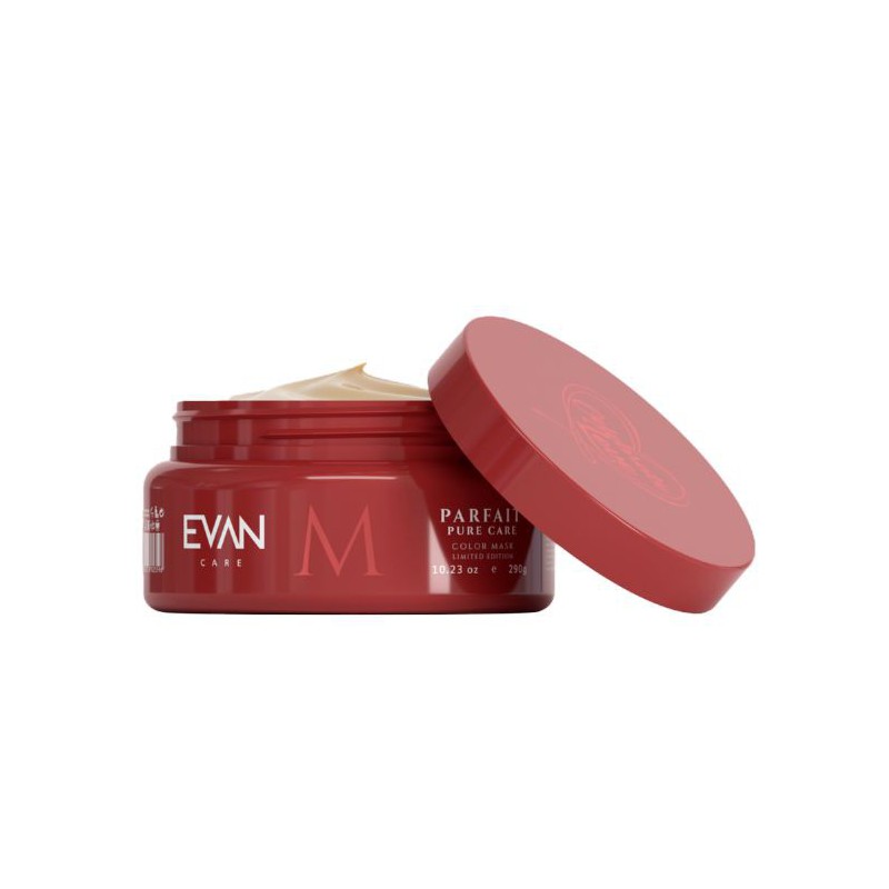 Hair mask EVAN Care Parfait Color Mask EVANPFH3006, helps preserve the color of dyed hair, without sulfates and parabens, 290 g