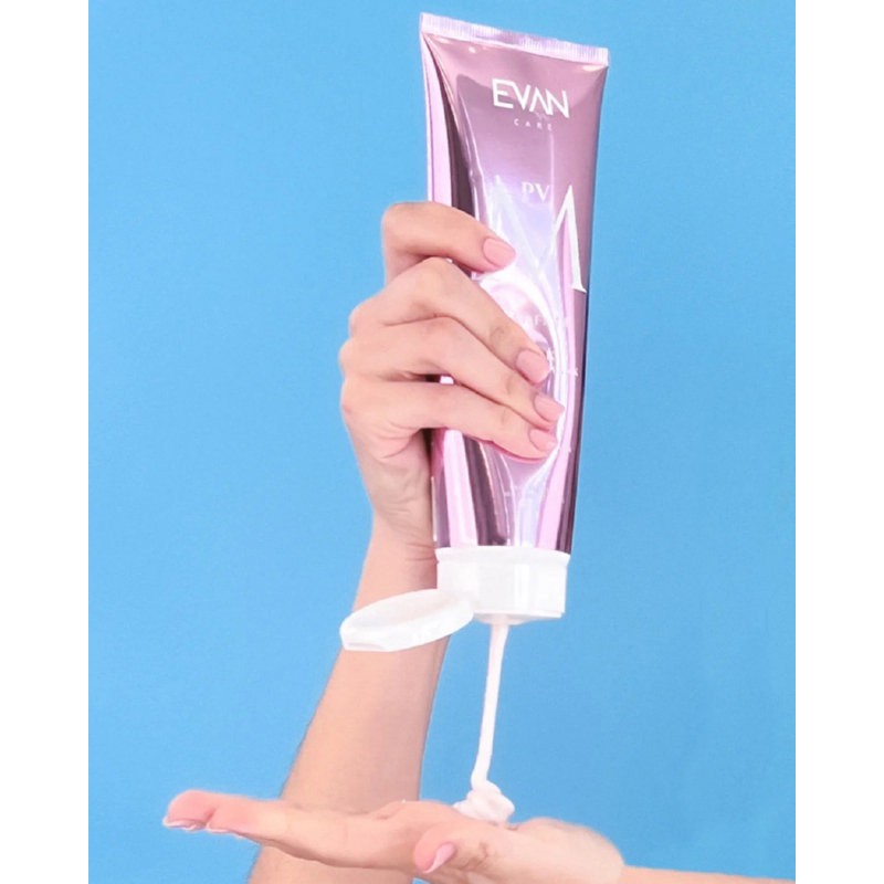Hair mask EVAN Care Pink Velvet Premium Mask EVAN50053, strongly moisturizing, without sulfates and parabens, 300 ml