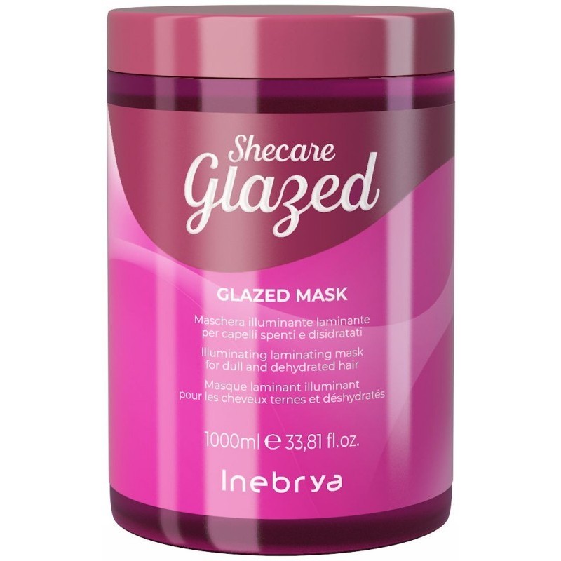 Kaukė plaukams Inebrya Shecare Glazed Illuminating Laminating Mask ICE26438, 1000 ml
