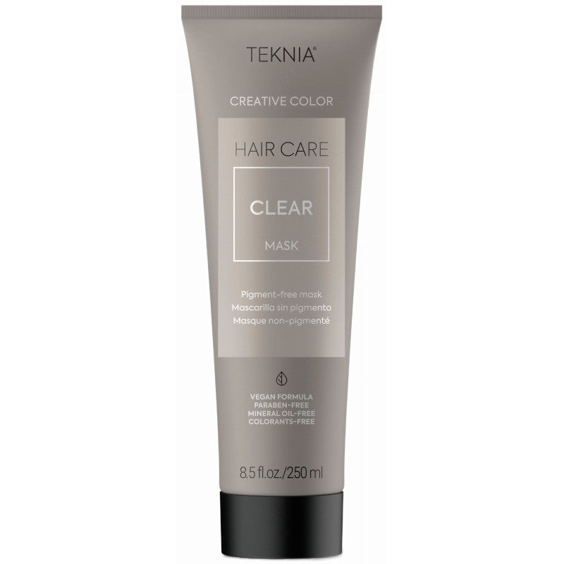 Kaukė plaukams Lakme Teknia Creative Color Clear Mask LAK44072, skirta maišyti su dažančiomis kaukėmis, 250 ml