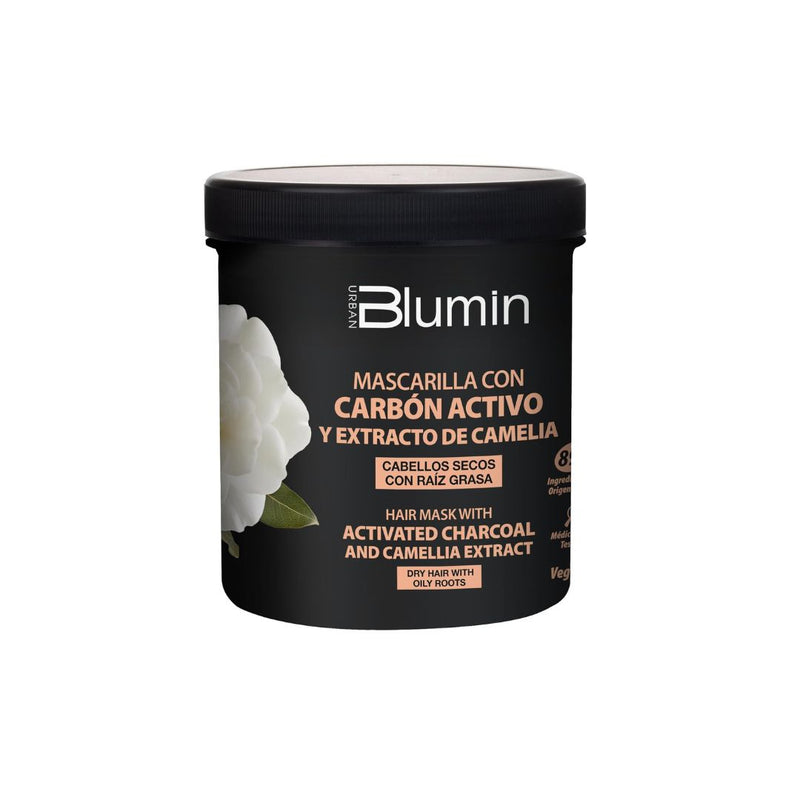 Hair mask with activated carbon and camellia extract URBAN BLUMIN, 700 ml