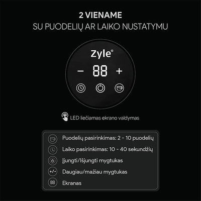 Кофемолка с кофемолкой Zyle ZY101CG, 160 Вт