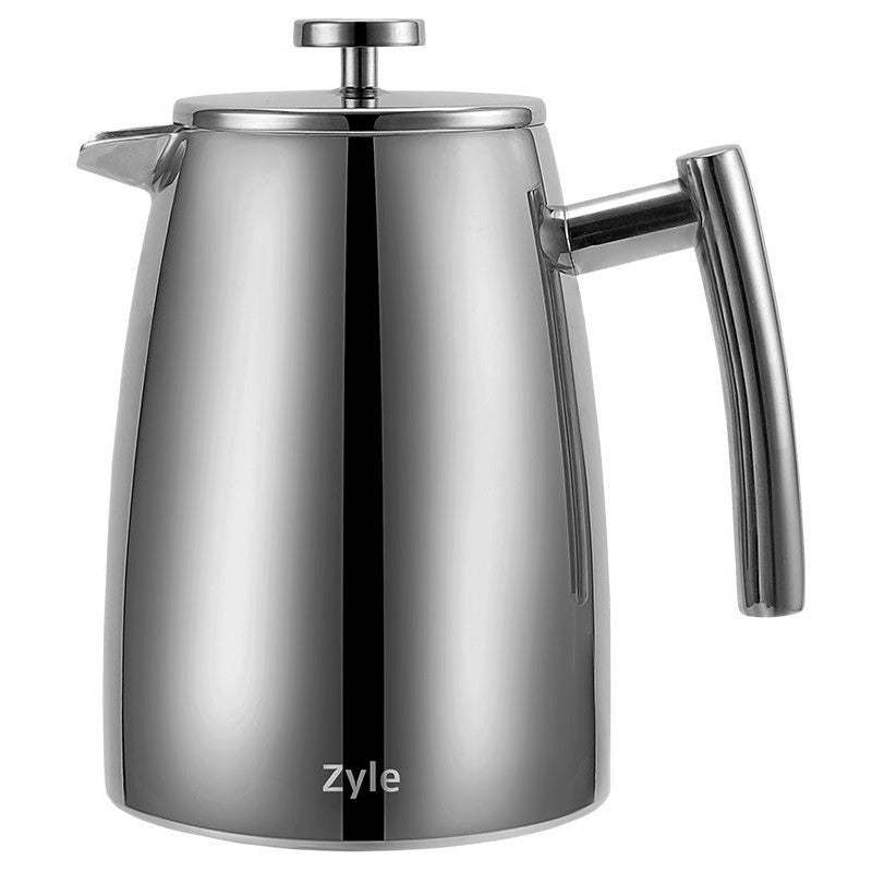 Kavinukas su nuspaudimu ZYLE, ZY614CF, nerūdijančio plieno, 1000 ml