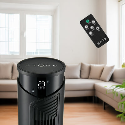 Lovio LVTF101N24C Tower Fan AirWave Black