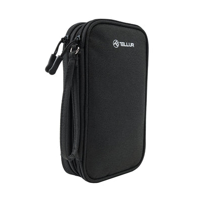 Tellur Universal travel cable organiser Black