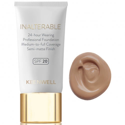KEENWELL INALTERABLE Liquid foundation with SPF20, 30 ml (No. 5) 