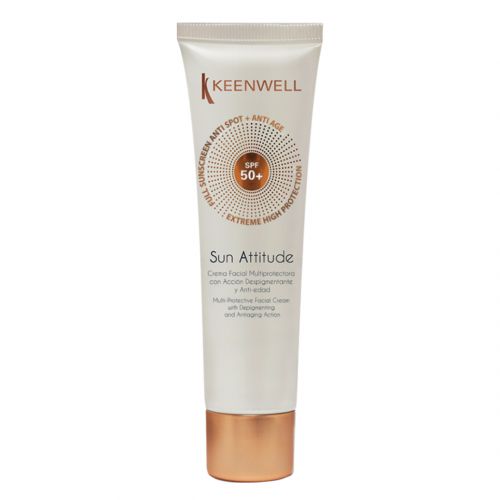 KEENWELL SUN ATTITUDE SPF 50 DEPIGMENTING AND ANTI-AGING FACE CREAM, 60 ML