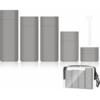 Kelioniniai buteliukai OSOM Travel Bottle Set OSOM25129GREY, pilkos spalvos