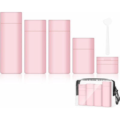 Kelioniniai buteliukai OSOM Travel Bottle Set OSOM25129PINK, rožinės spalvos