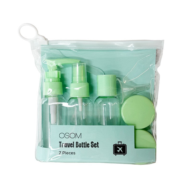 Kelioniniai buteliukai OSOM Travel Bottle Set OSOM25210MINT, mėtinės spalvos