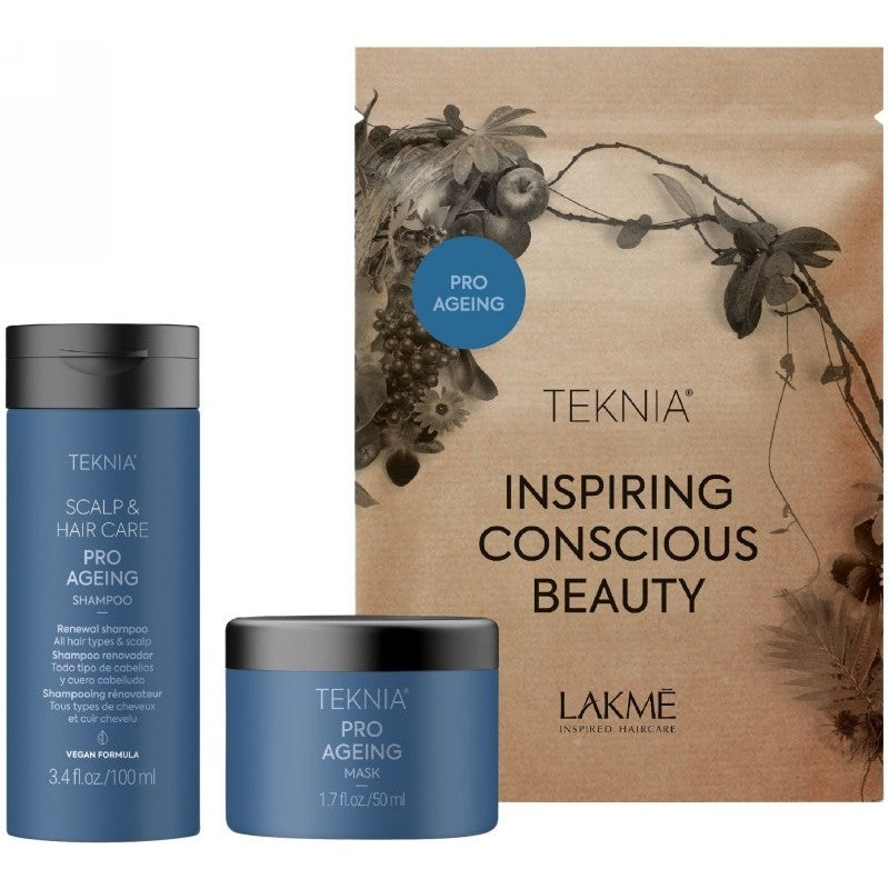 Kelioninis plaukų priežiūros priemonių rinkinys LAKME Teknia Pro-Ageing Travel Pack LAK45717