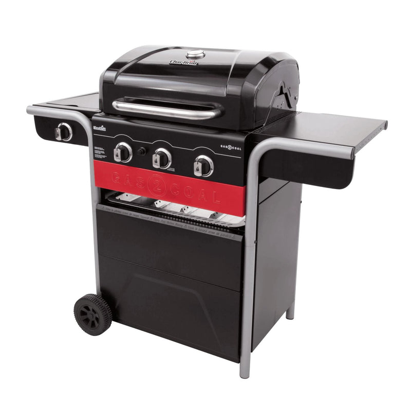 Charcoal-Gas 3 burner grill Char-Broil Gas2Coal