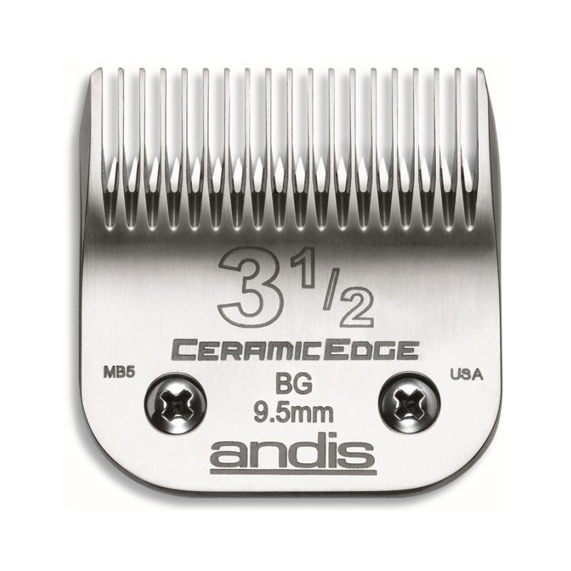 Ceramic blades Andis Ceramic Edge 3 1/2 AN-63040 for hair clippers AG, AGC, AGR, BG, BGC, BGR, MBG, SMC, 9.5 mm long