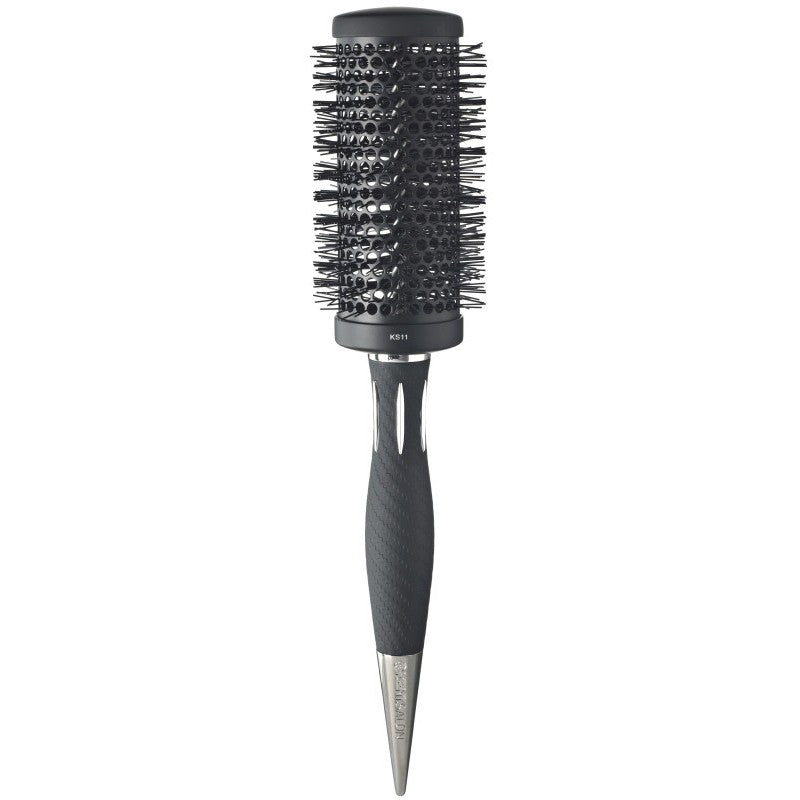 Ceramic hair brush Kent Salon Curling, Straightening &amp; Speed ​​Styling Brush KS11, round, diameter 4.4 cm