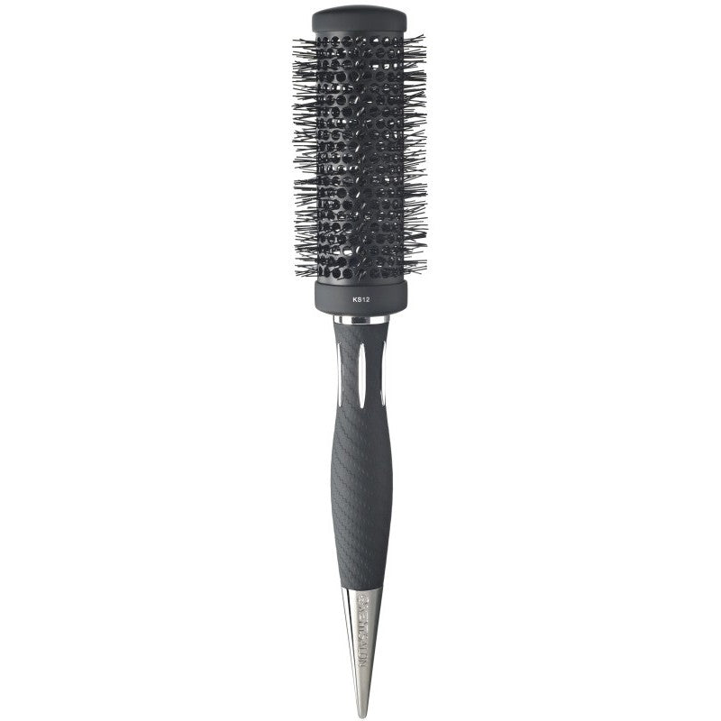 Ceramic hair brush Kent Salon Curling, Straightening &amp; Speed ​​Styling Brush KS12, round, 3.5 cm diameter