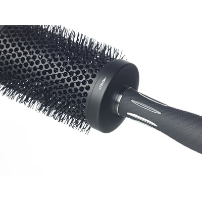 Ceramic hair brush for straightening and curling Kent Salon Curling, Straightening &amp; Speed ​​Styling Brush KS10, round, 5.5 cm diameter