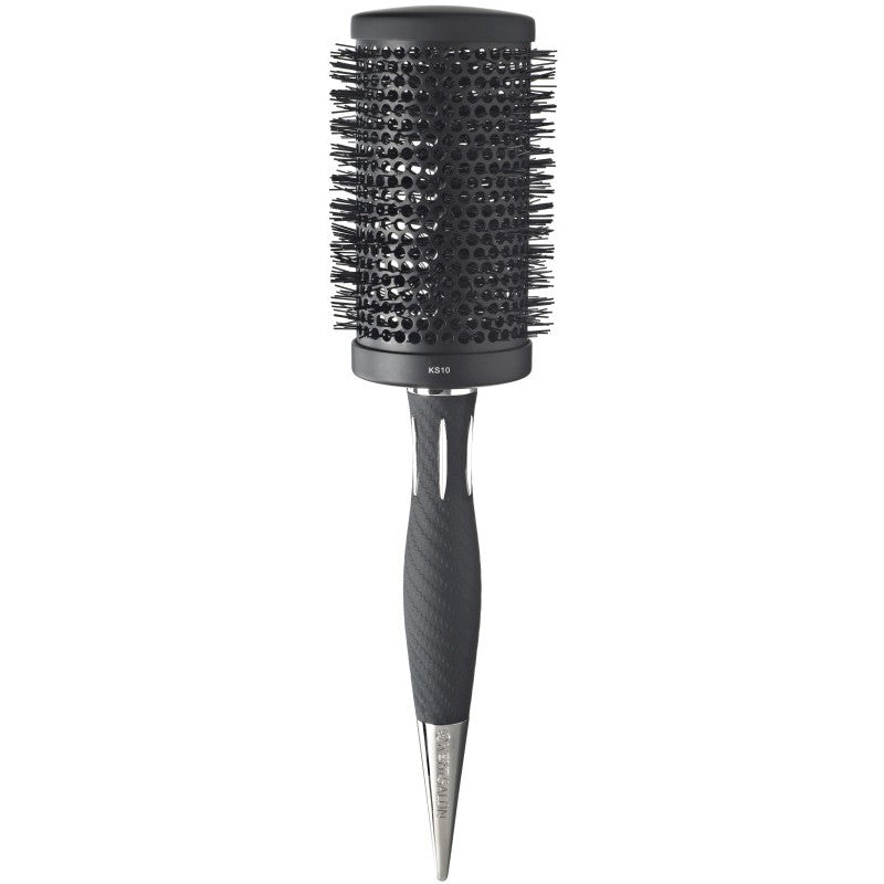 Керамическая щетка для выпрямления и завивки волос Kent Salon Curling, Straightening &amp; Speed ​​Styling Brush KS10, круглая, диаметр 5,5 см
